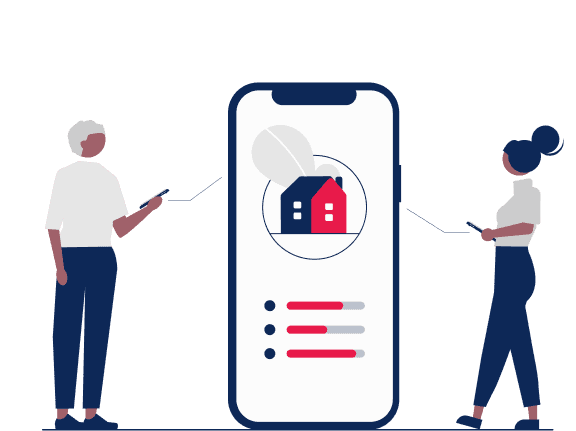 Mobile app tracking interface